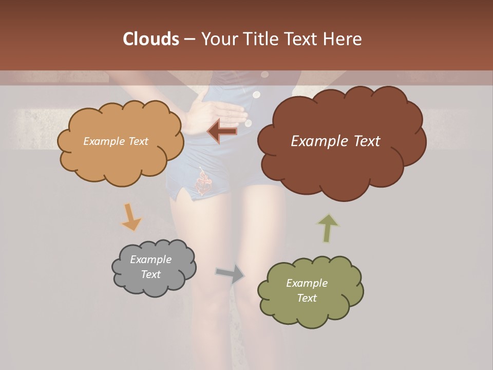 Cheerful Closeup Happiness PowerPoint Template