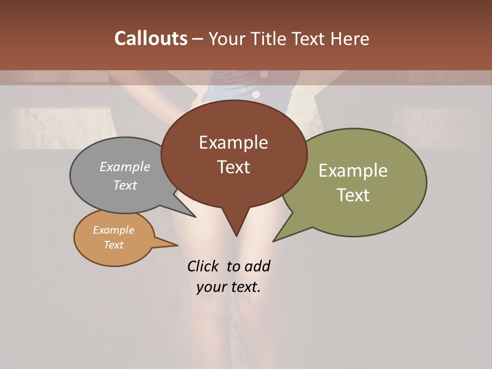 Cheerful Closeup Happiness PowerPoint Template