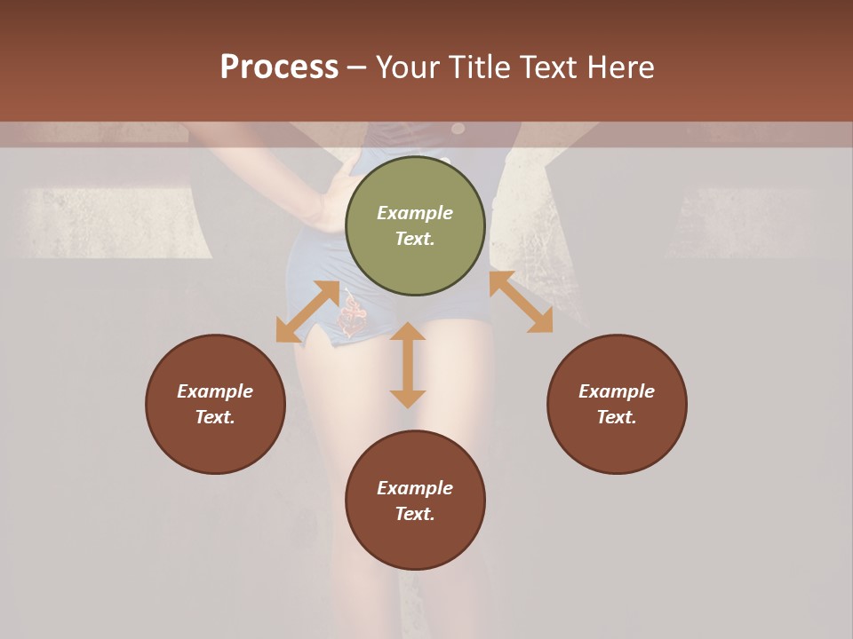 Cheerful Closeup Happiness PowerPoint Template