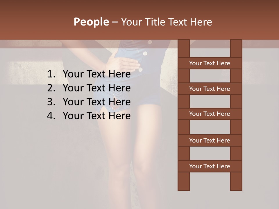 Cheerful Closeup Happiness PowerPoint Template