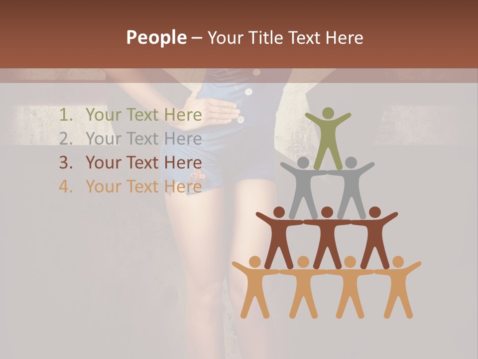 Cheerful Closeup Happiness PowerPoint Template