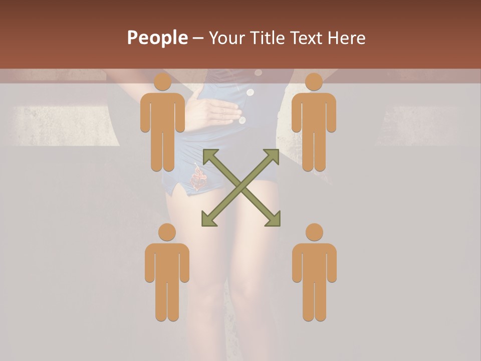 Cheerful Closeup Happiness PowerPoint Template