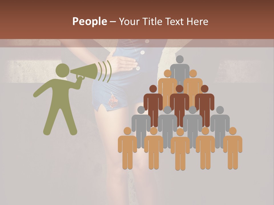 Cheerful Closeup Happiness PowerPoint Template