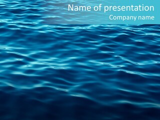 Marine Summer Tranquil PowerPoint Template