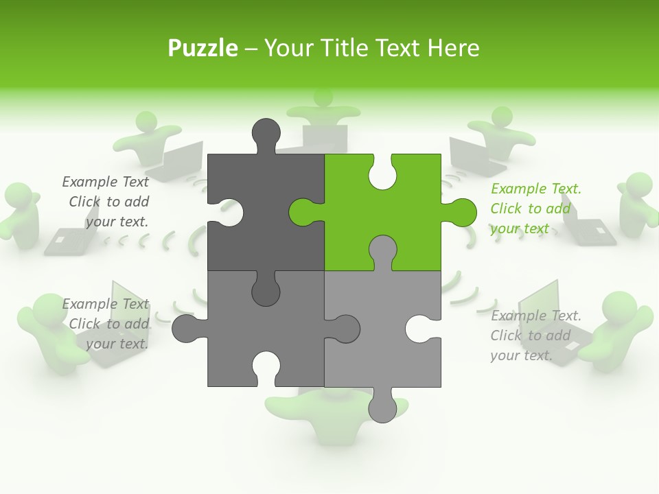 Team Happy Human PowerPoint Template