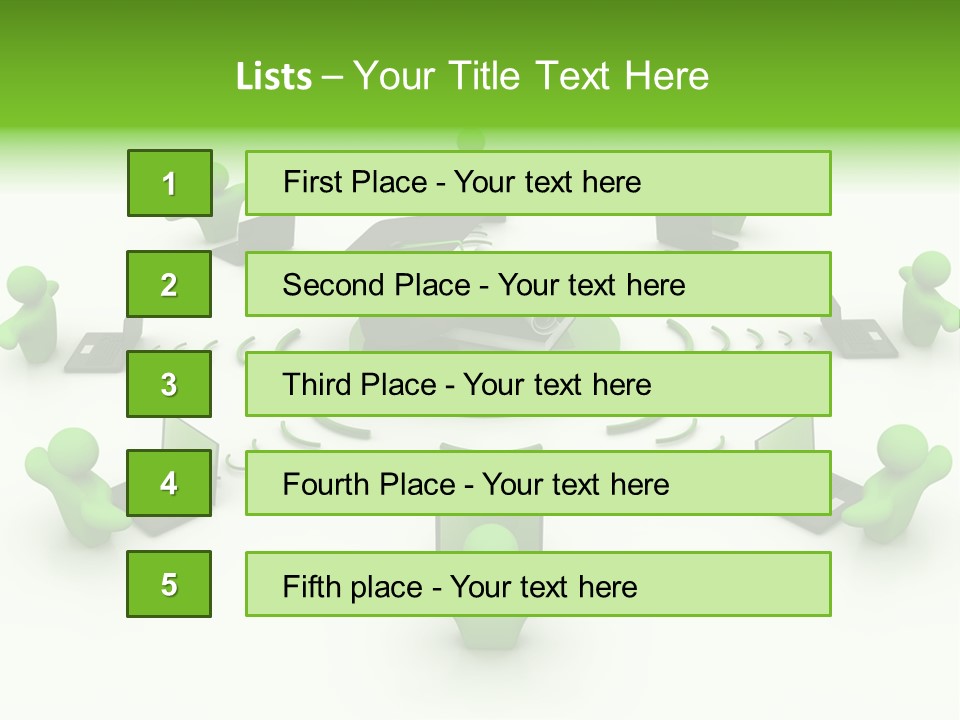 Team Happy Human PowerPoint Template