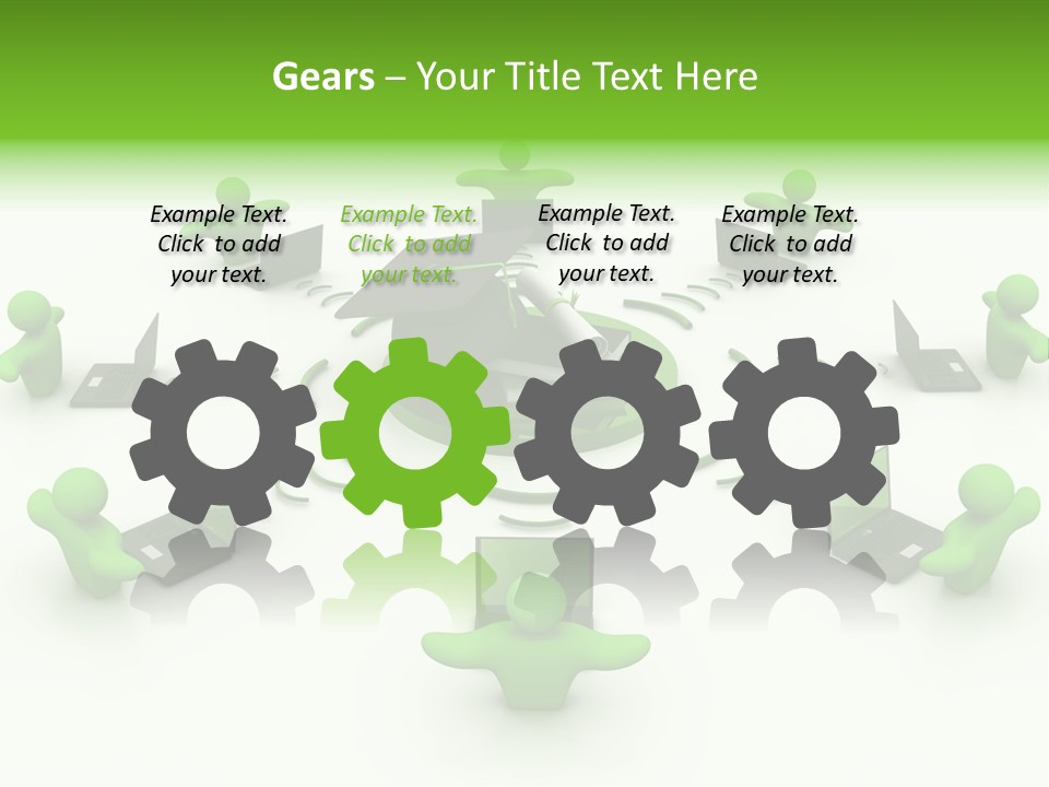 Team Happy Human PowerPoint Template