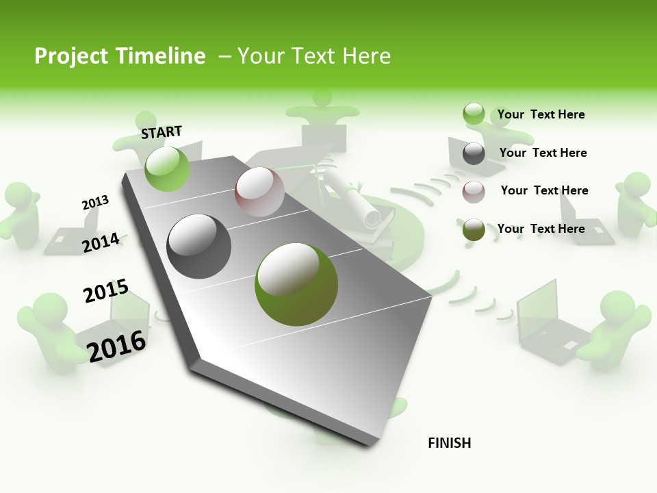 Team Happy Human PowerPoint Template