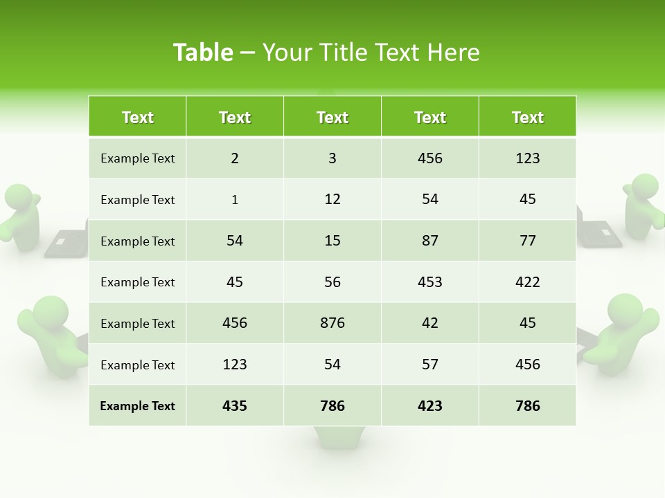 Team Happy Human PowerPoint Template