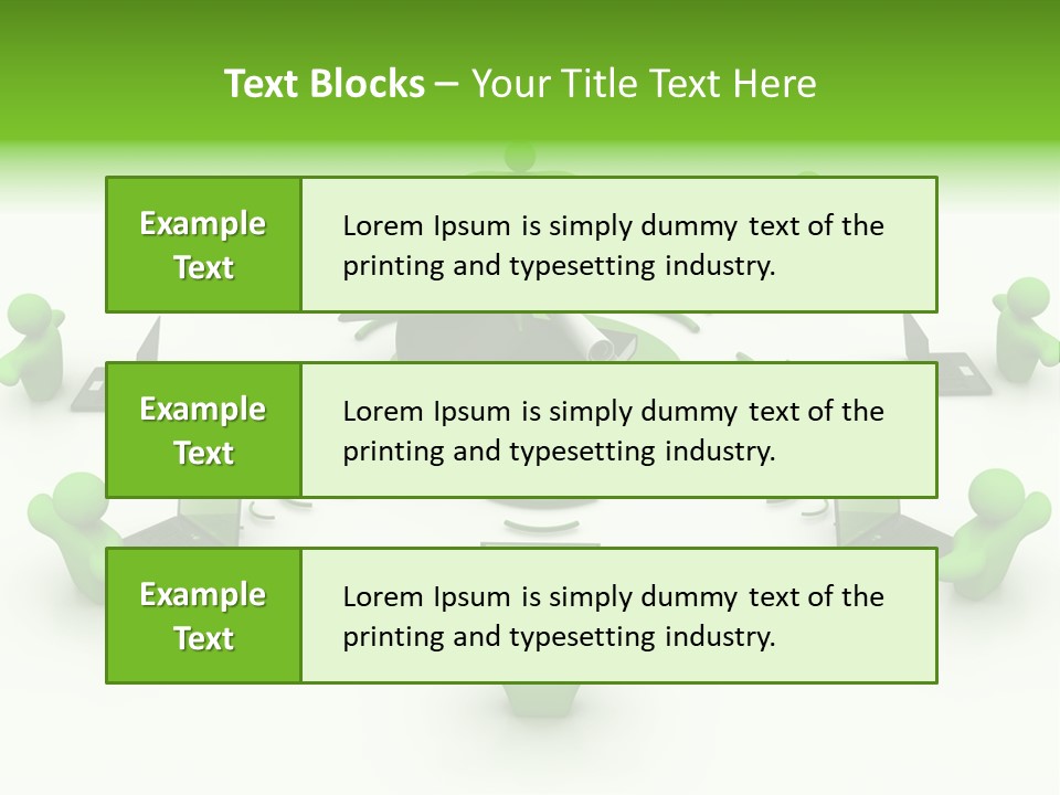 Team Happy Human PowerPoint Template