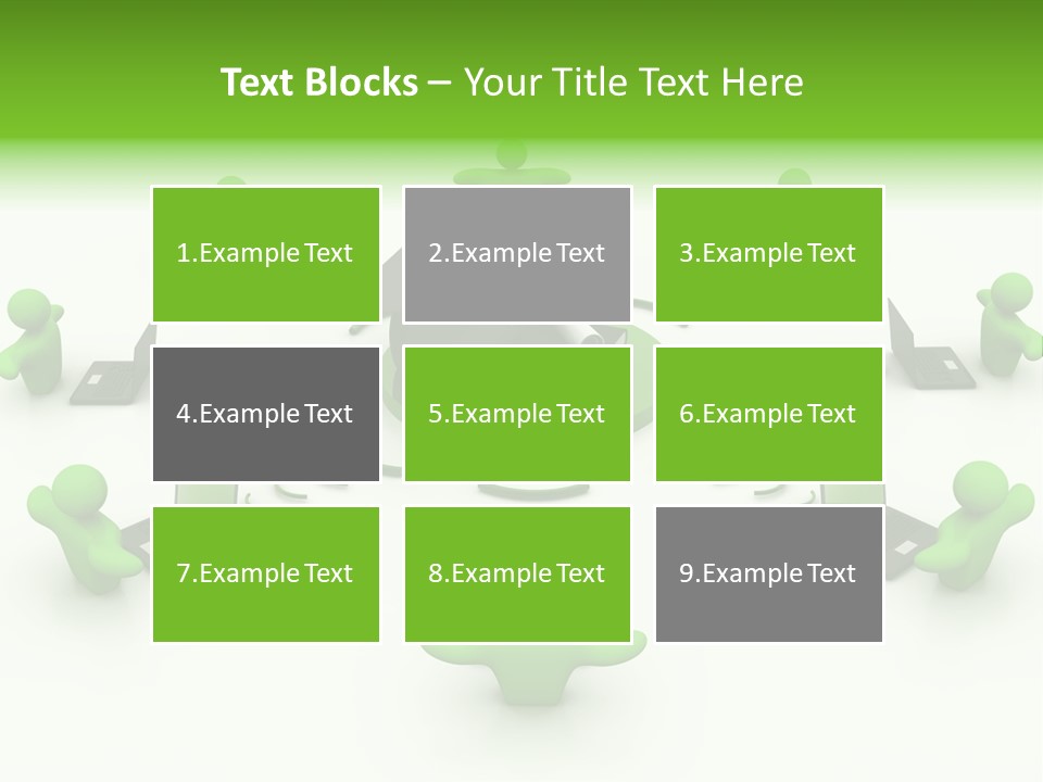 Team Happy Human PowerPoint Template