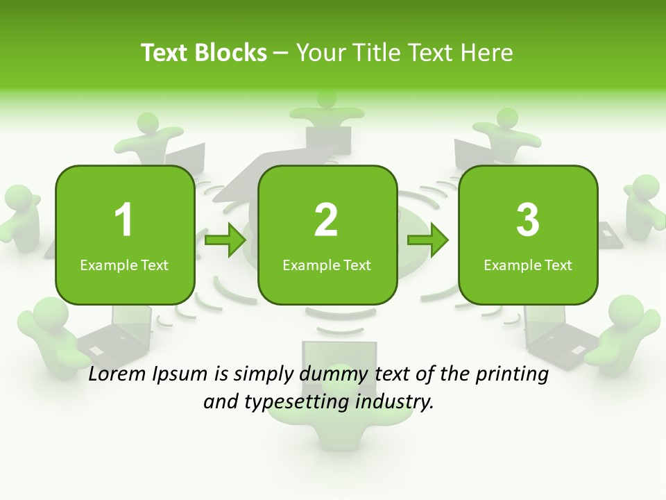 Team Happy Human PowerPoint Template