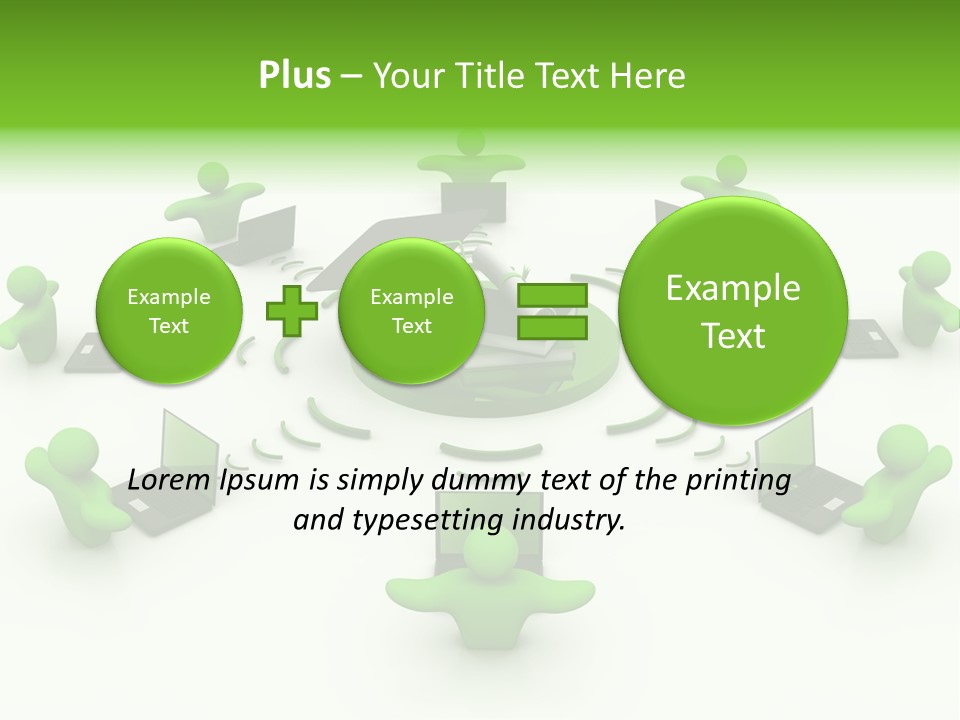 Team Happy Human PowerPoint Template