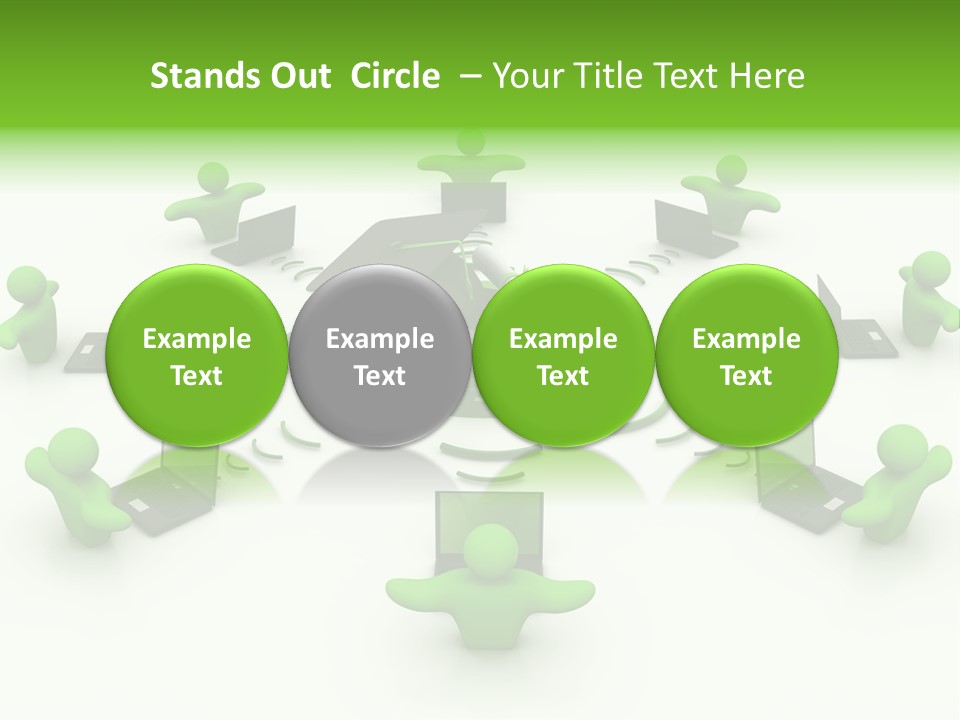 Team Happy Human PowerPoint Template