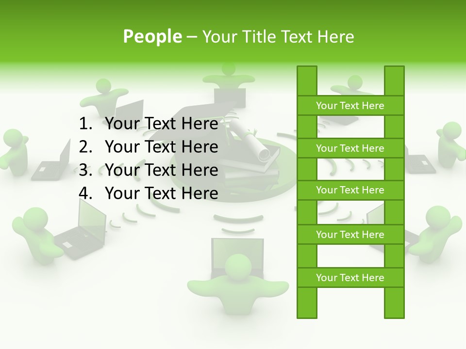 Team Happy Human PowerPoint Template