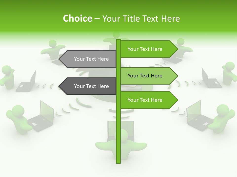 Team Happy Human PowerPoint Template