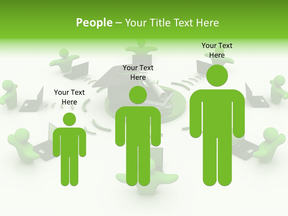 Team Happy Human PowerPoint Template