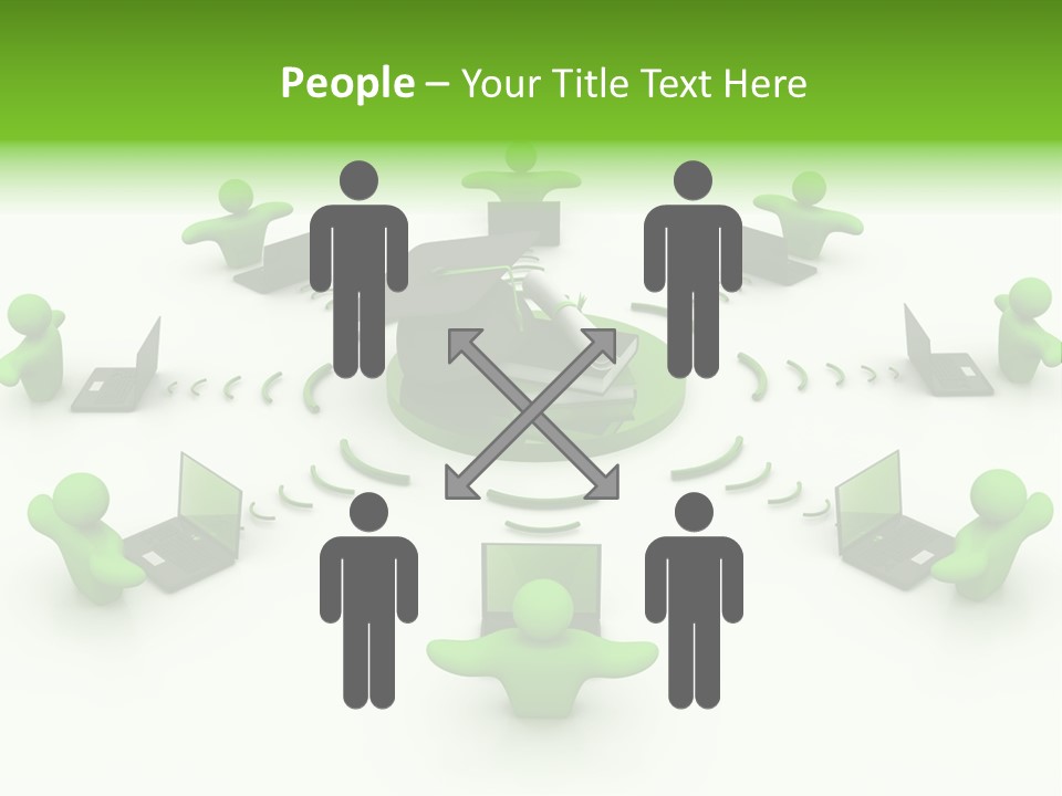 Team Happy Human PowerPoint Template