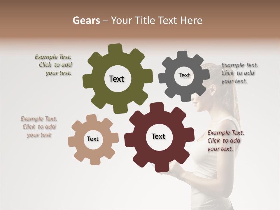 Student Corporate Computer PowerPoint Template