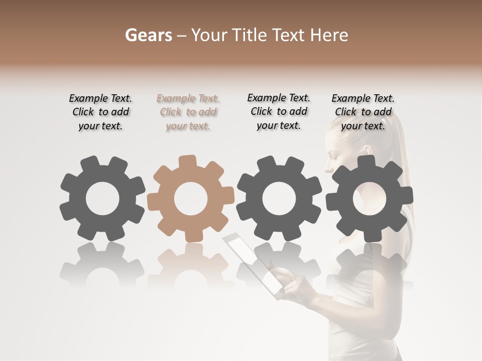 Student Corporate Computer PowerPoint Template