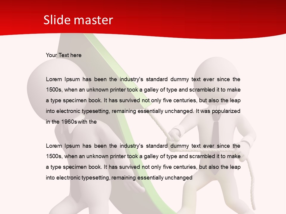 Arrow Stock Workteam PowerPoint Template