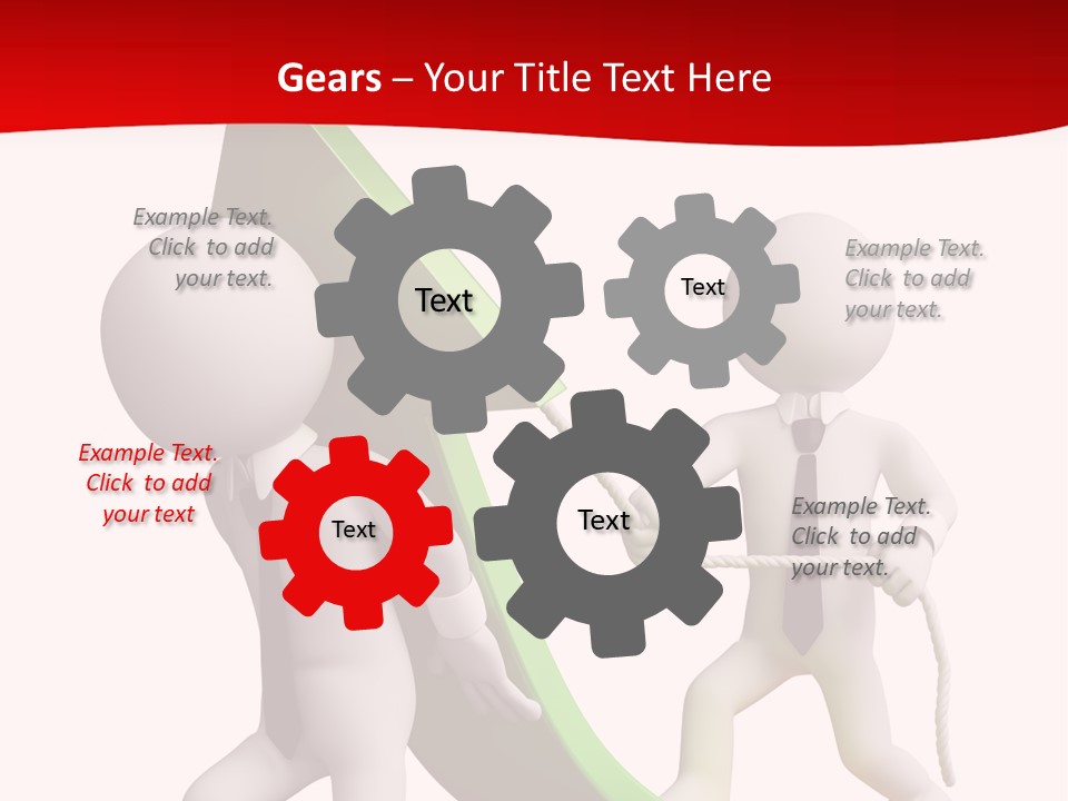 Arrow Stock Workteam PowerPoint Template