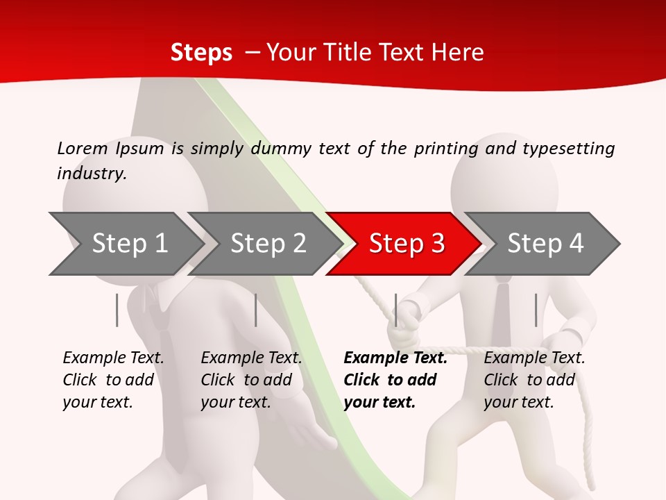 Arrow Stock Workteam PowerPoint Template