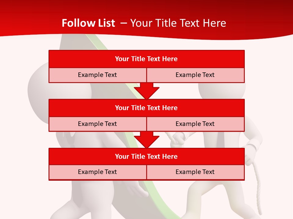 Arrow Stock Workteam PowerPoint Template