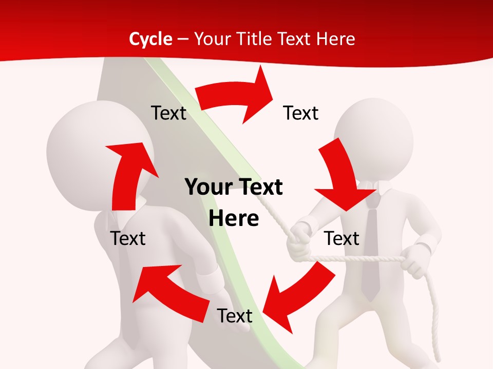 Arrow Stock Workteam PowerPoint Template