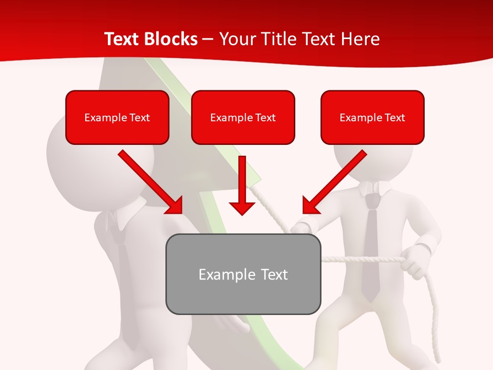 Arrow Stock Workteam PowerPoint Template