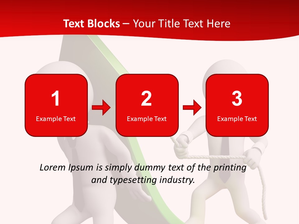 Arrow Stock Workteam PowerPoint Template