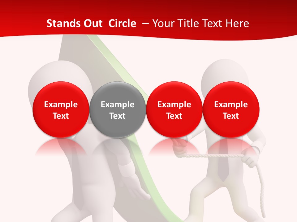 Arrow Stock Workteam PowerPoint Template