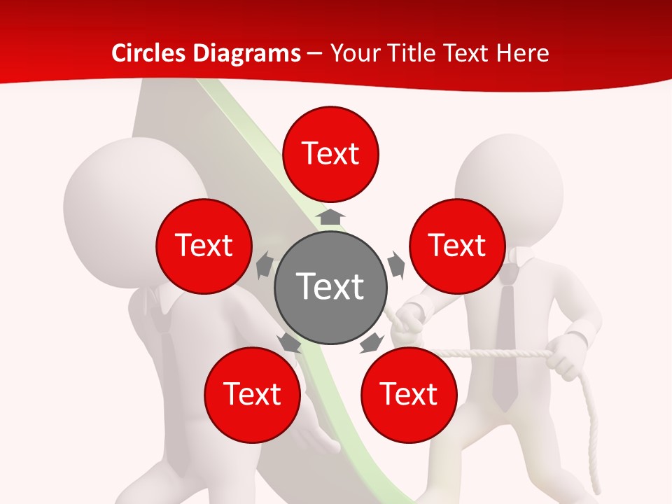 Arrow Stock Workteam PowerPoint Template