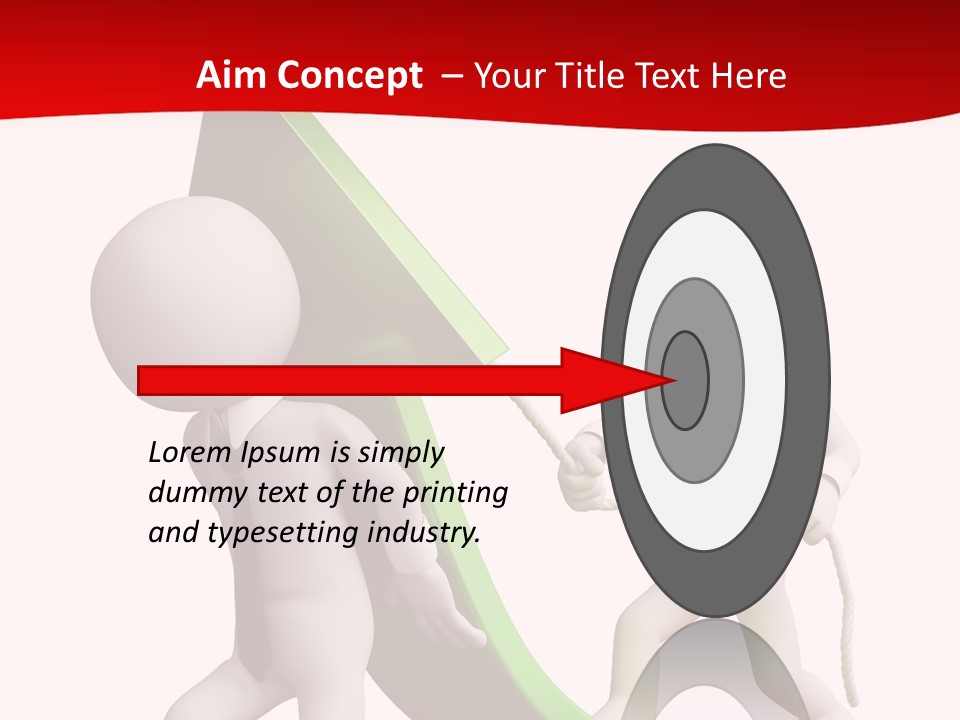 Arrow Stock Workteam PowerPoint Template