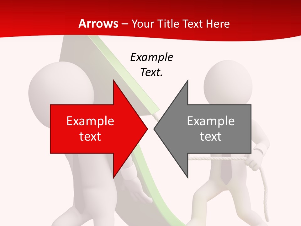 Arrow Stock Workteam PowerPoint Template
