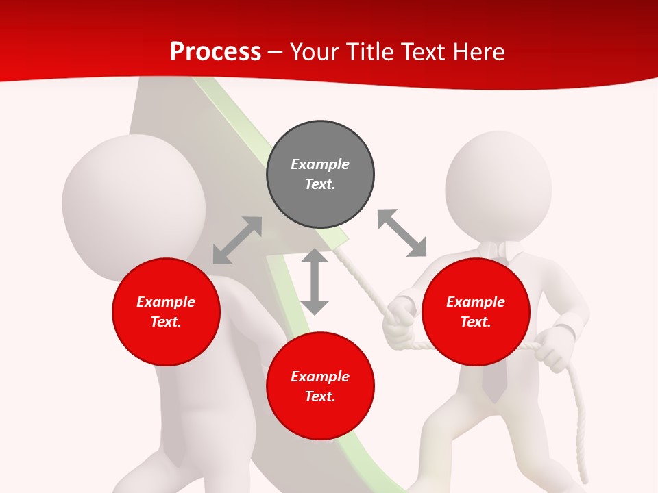 Arrow Stock Workteam PowerPoint Template
