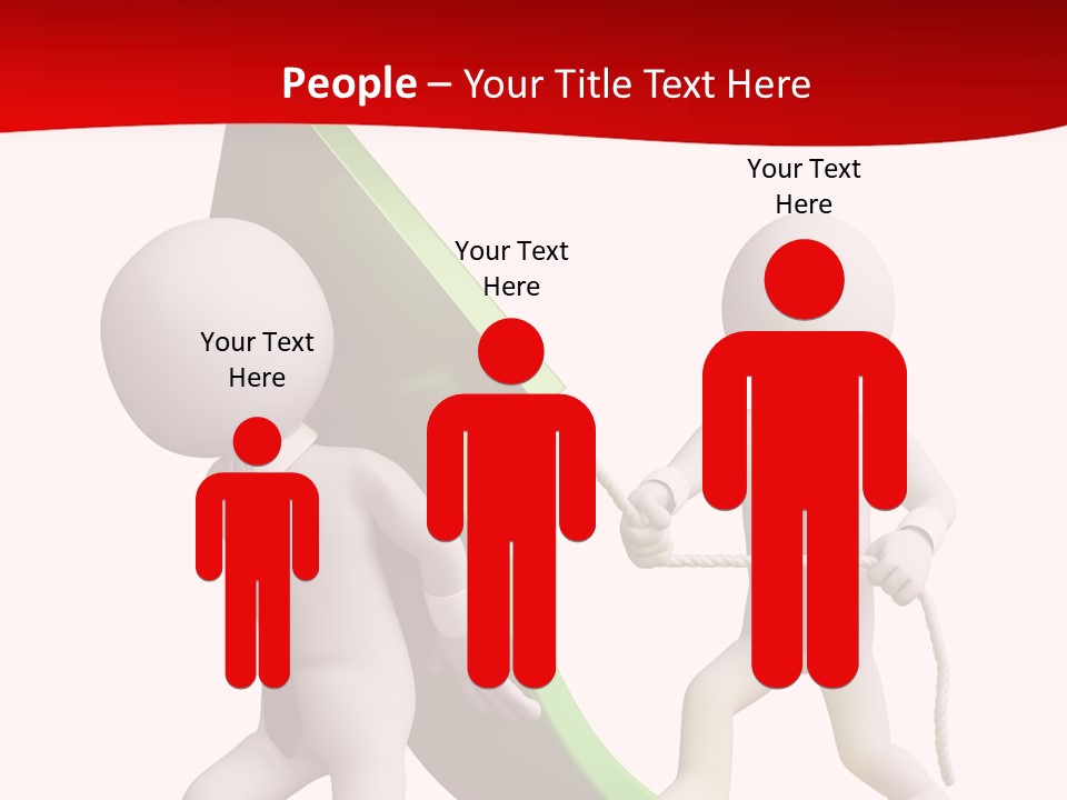 Arrow Stock Workteam PowerPoint Template