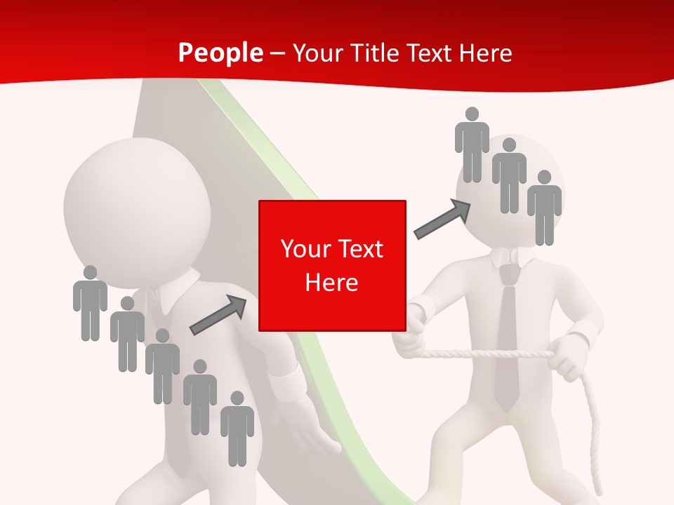 Arrow Stock Workteam PowerPoint Template