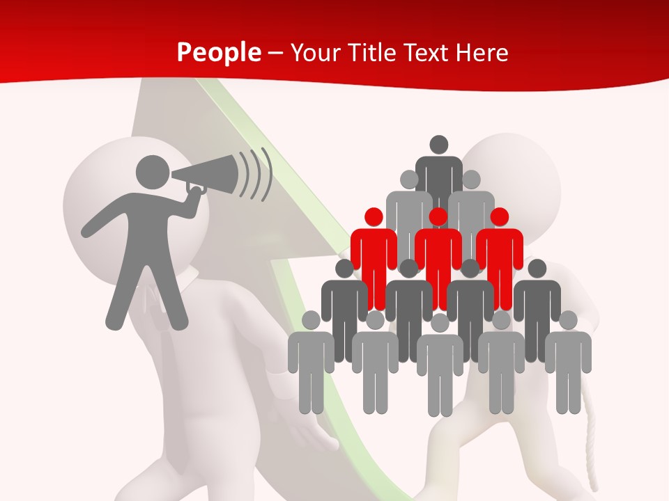 Arrow Stock Workteam PowerPoint Template