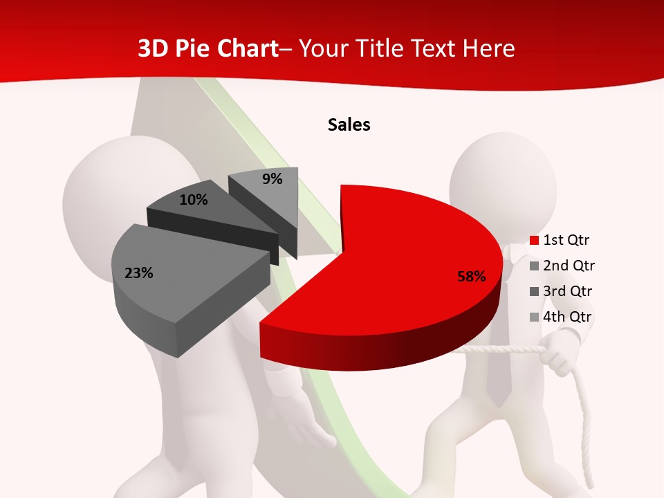Arrow Stock Workteam PowerPoint Template