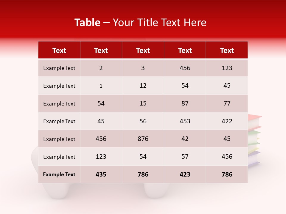 Education Student Textbook PowerPoint Template
