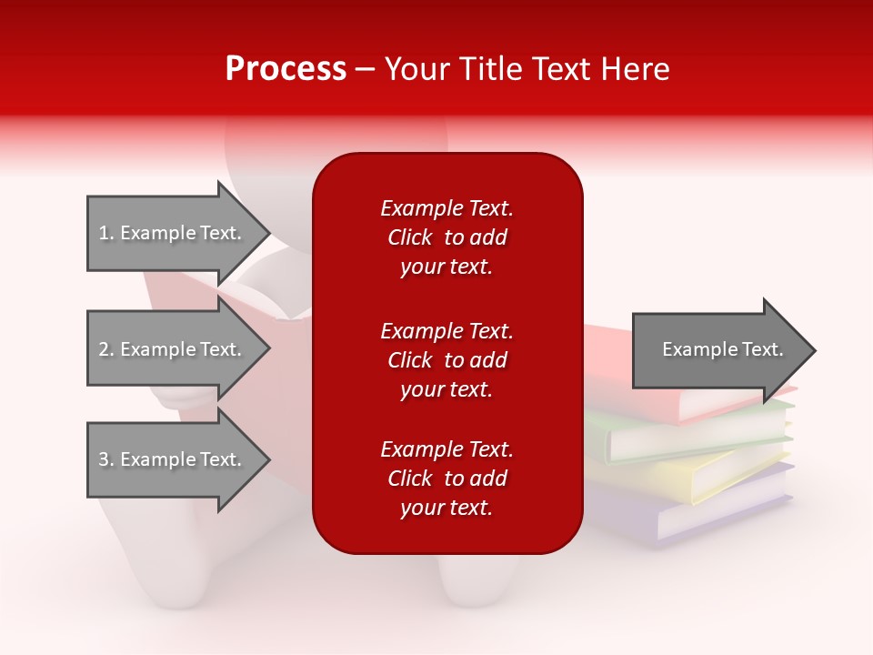 Education Student Textbook PowerPoint Template