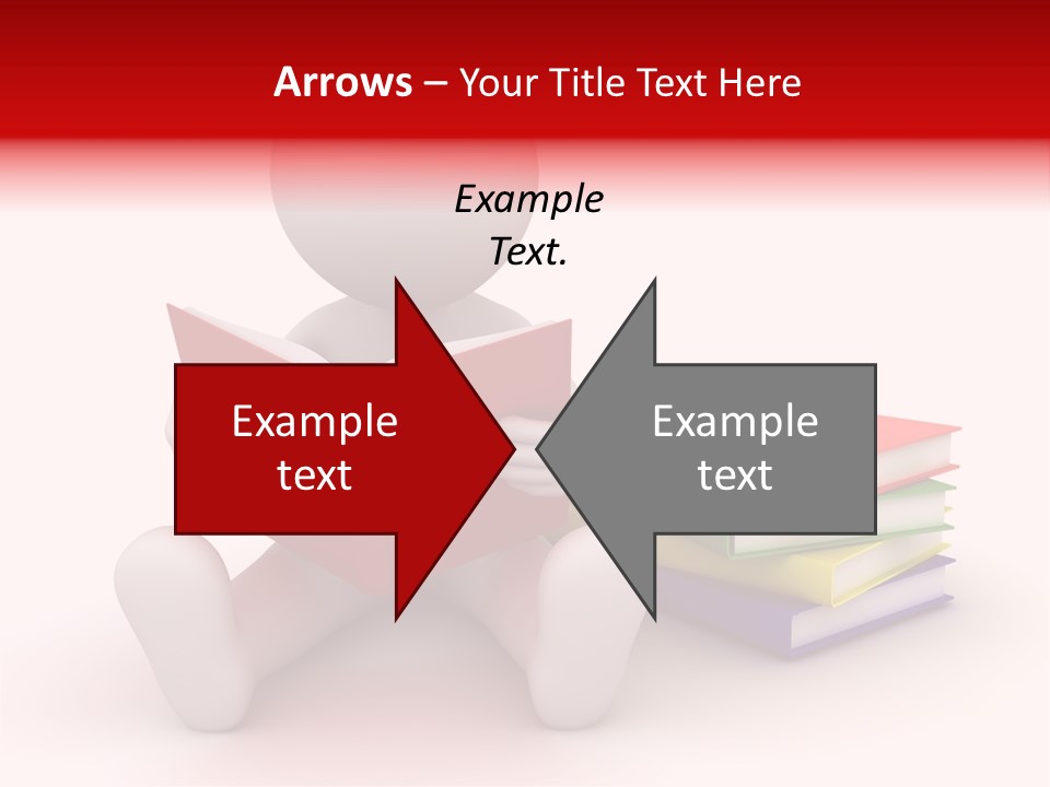 Education Student Textbook PowerPoint Template
