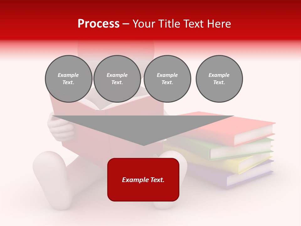 Education Student Textbook PowerPoint Template