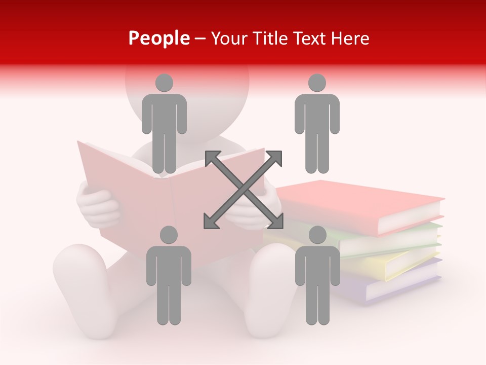 Education Student Textbook PowerPoint Template