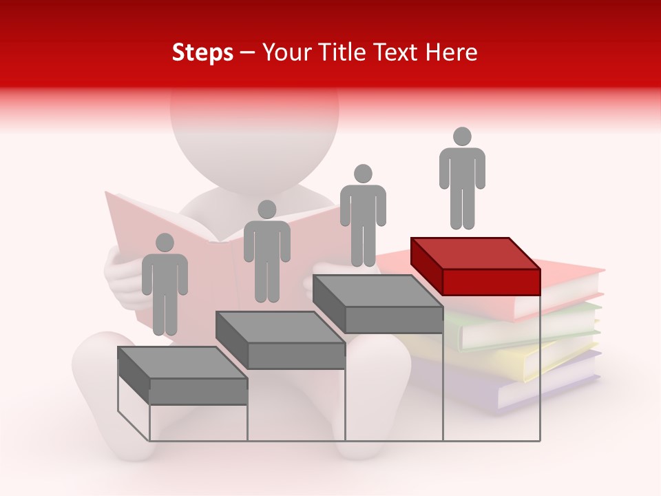 Education Student Textbook PowerPoint Template