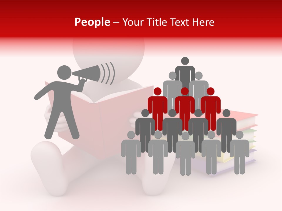 Education Student Textbook PowerPoint Template