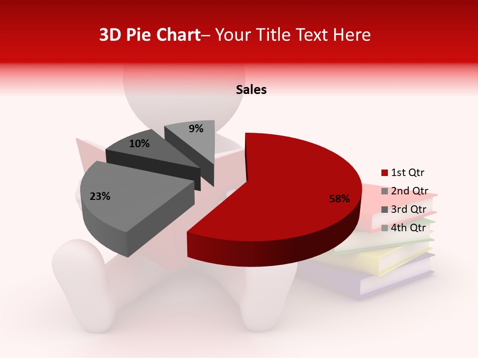 Education Student Textbook PowerPoint Template