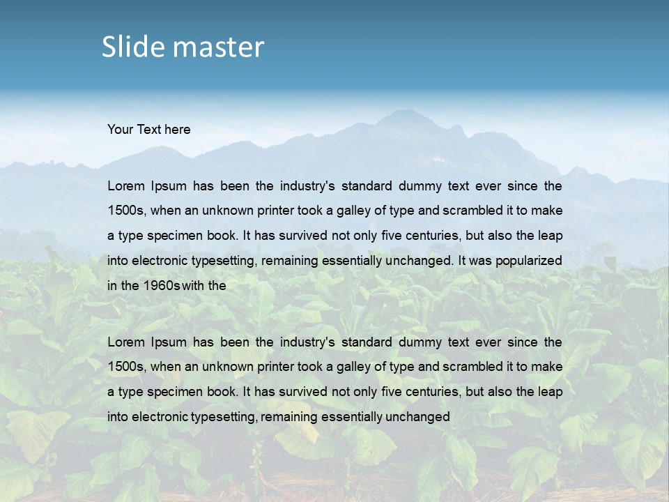 Cool Fresh Transparent PowerPoint Template