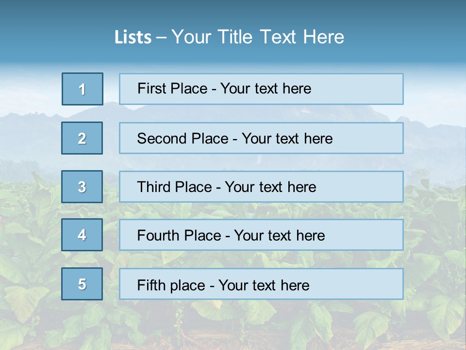 Cool Fresh Transparent PowerPoint Template